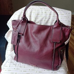 Fossil Large Leather Handbag